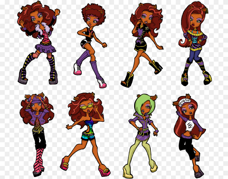 Rainy Day Monster High Dolls Monster High Clawdeen Outfits, Publication, Book, Comics, Adult Free Transparent Png