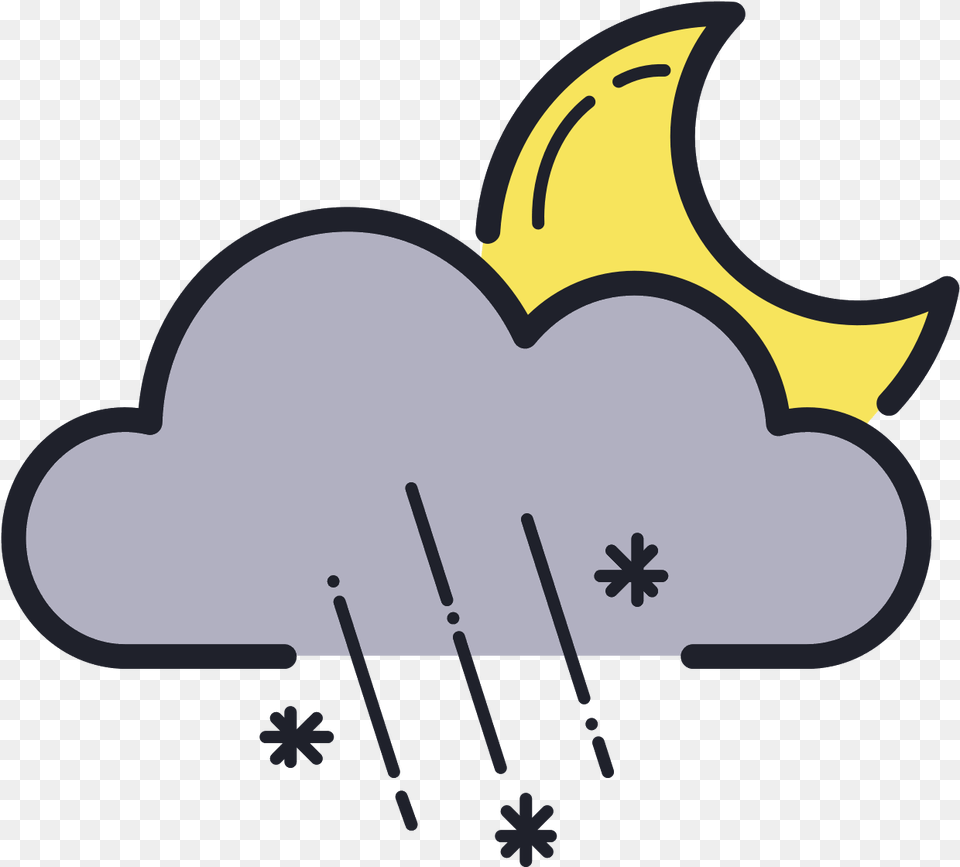 Rainy Snowy Night Icon Icon, Logo, Symbol, Outdoors, Nature Png
