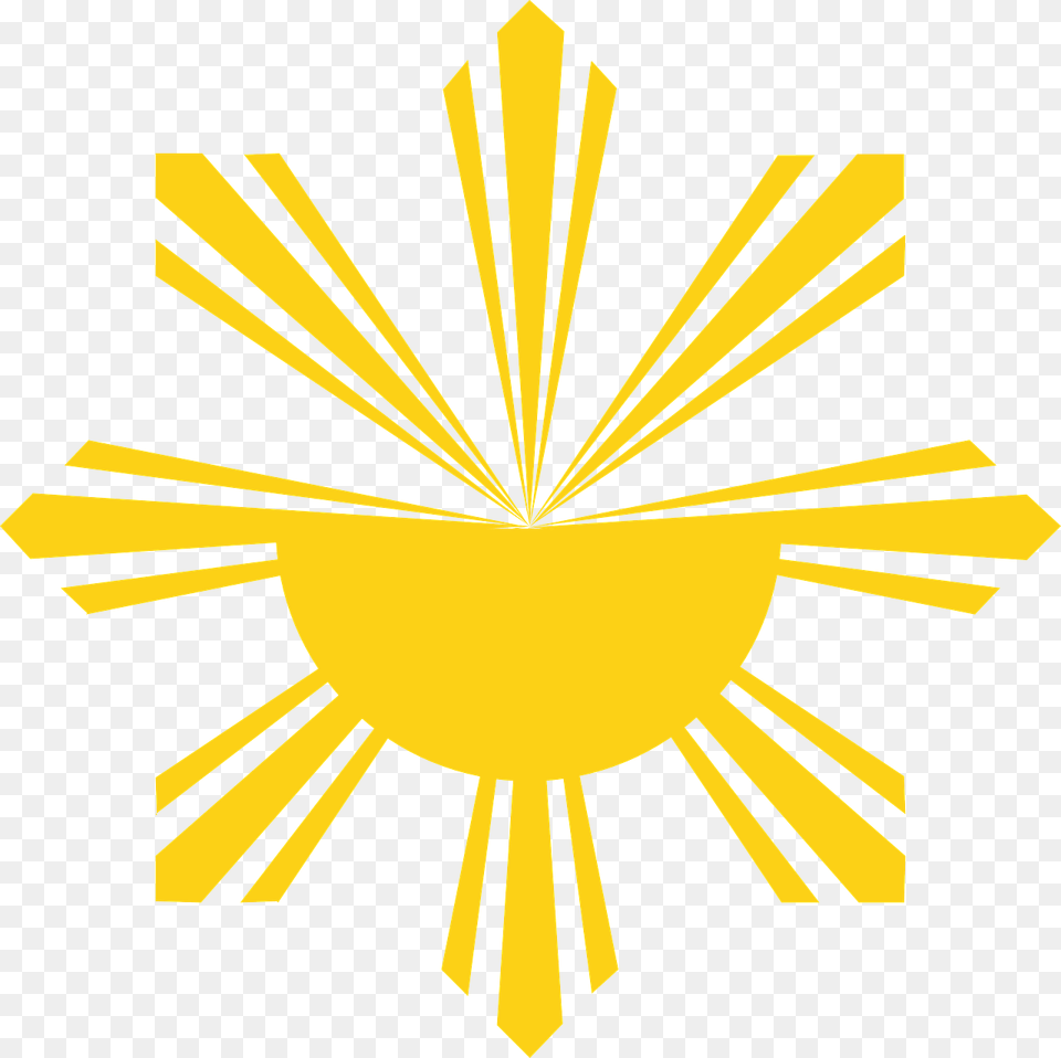 Raios Solares Raios Sunburst Brilhar Luz Solar Philippine Flag With Face, Logo, Symbol, Outdoors, Nature Png