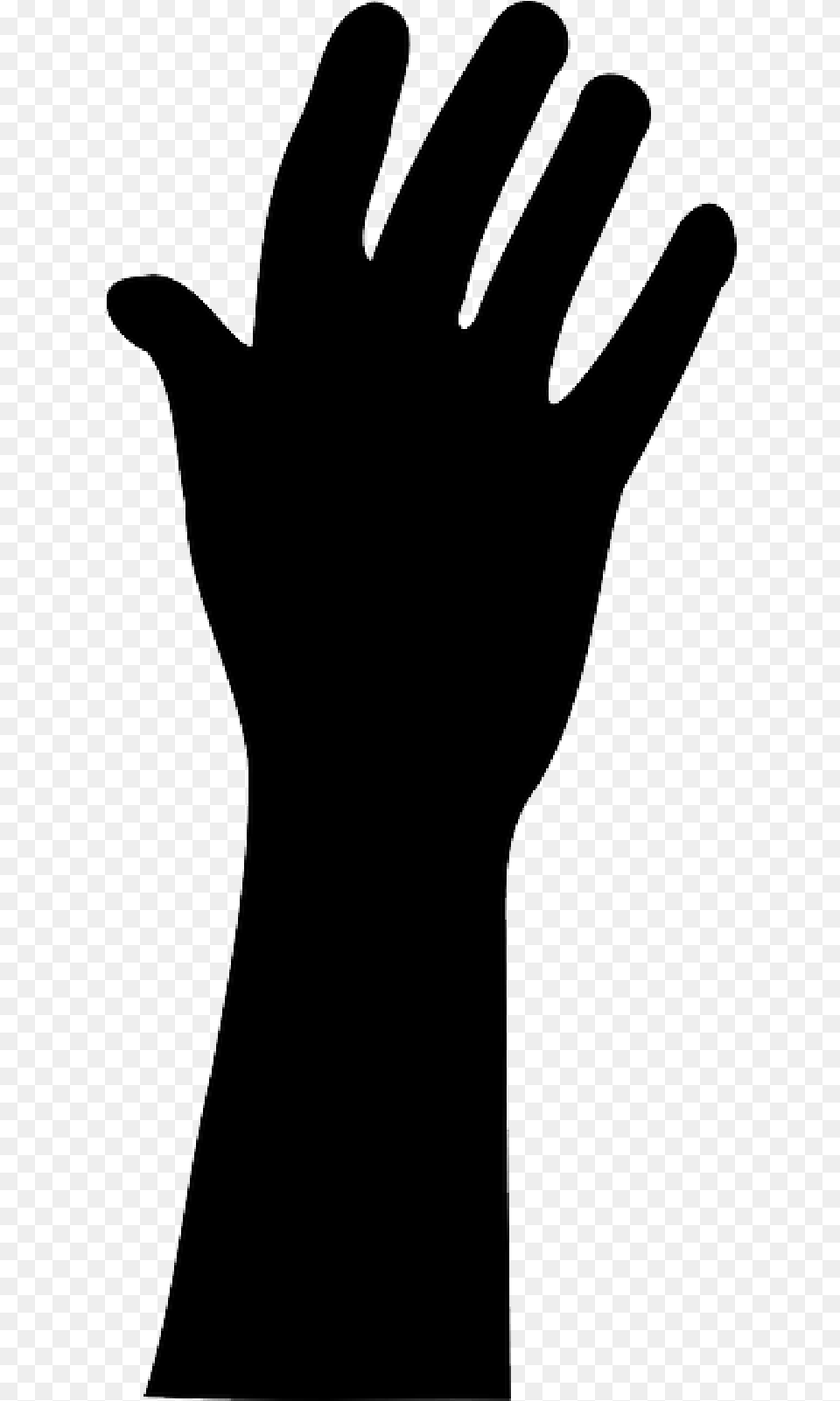 Raise Clipart Hand Clipart Library Library Hand Silhouette, Clothing, Glove, Accessories, Jewelry Png Image