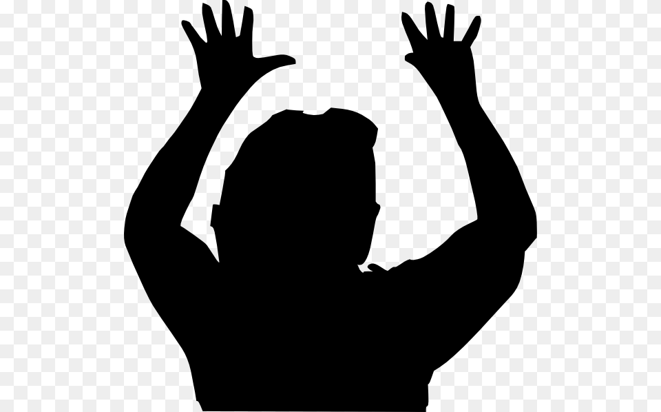 Raise Hand Clipart, Silhouette, Adult, Male, Man Png