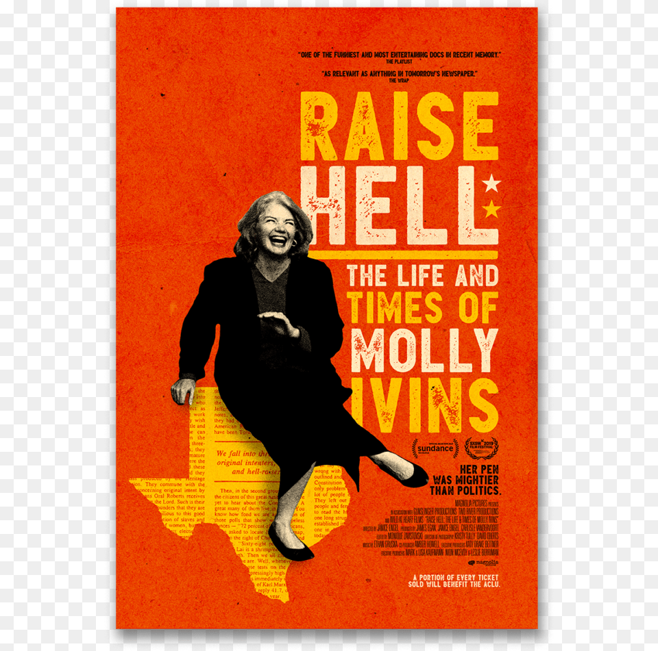 Raise Hell Documentary Poster Poster, Adult, Person, Woman, Female Free Png Download