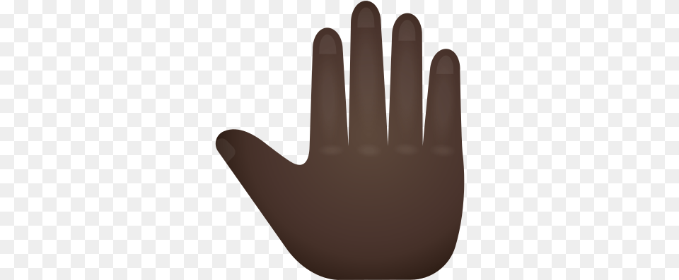 Raised Back Of Hand Dark Skin Tone Icon Sign Language, Body Part, Cutlery, Finger, Fork Free Png Download