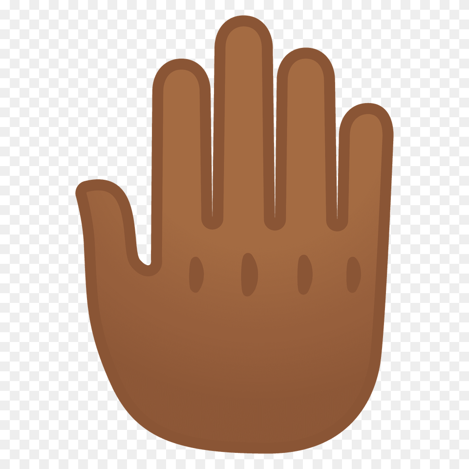 Raised Back Of Hand Emoji Clipart, Clothing, Glove, Baseball, Baseball Glove Png Image