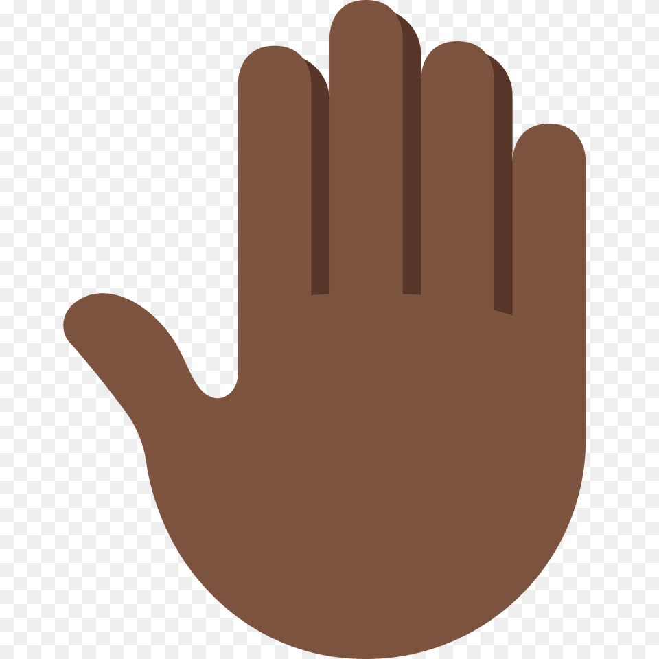 Raised Back Of Hand Emoji Clipart, Clothing, Glove, Baseball, Baseball Glove Free Png Download