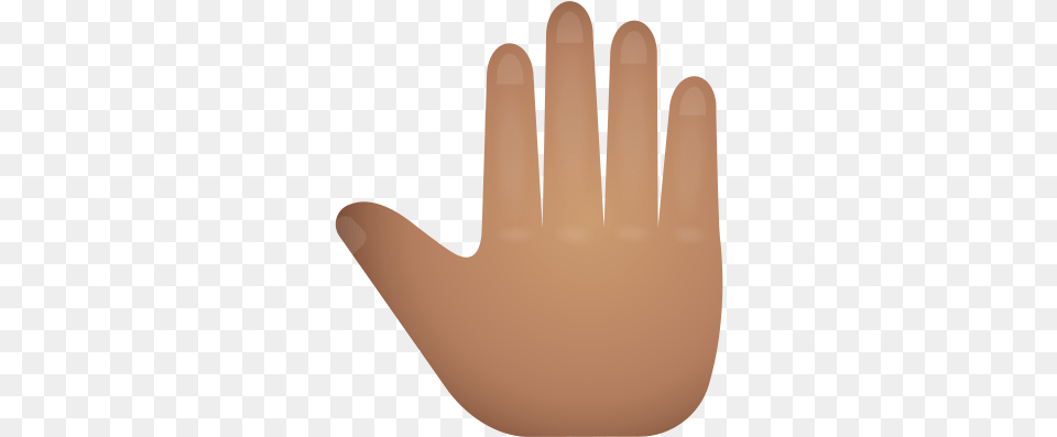 Raised Back Of Hand Medium Skin Tone Icon Sign Language, Body Part, Finger, Person Png