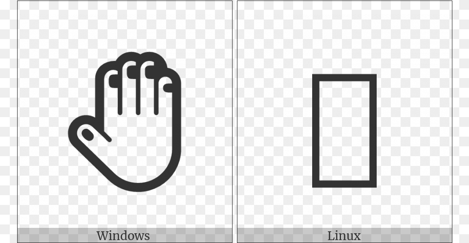 Raised Back Of Hand On Various Operating Systems Sign, Clothing, Glove, Body Part, Person Free Transparent Png