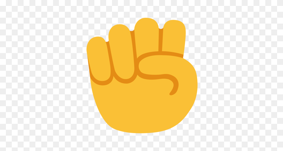 Raised Fist Emoji, Clothing, Glove, Person, Hand Free Transparent Png