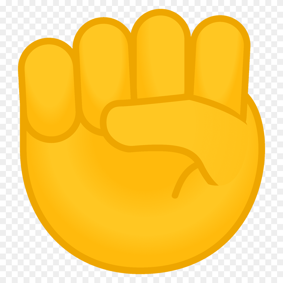 Raised Fist Emoji Clipart, Clothing, Glove, Body Part, Hand Png