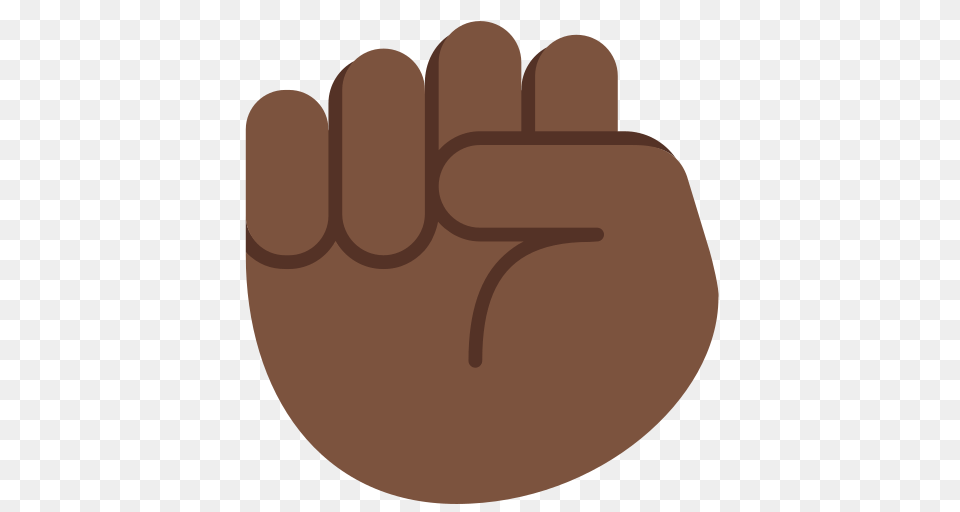 Raised Fist Emoji With Dark Skin Tone Meaning And Pictures, Body Part, Hand, Person Free Png Download