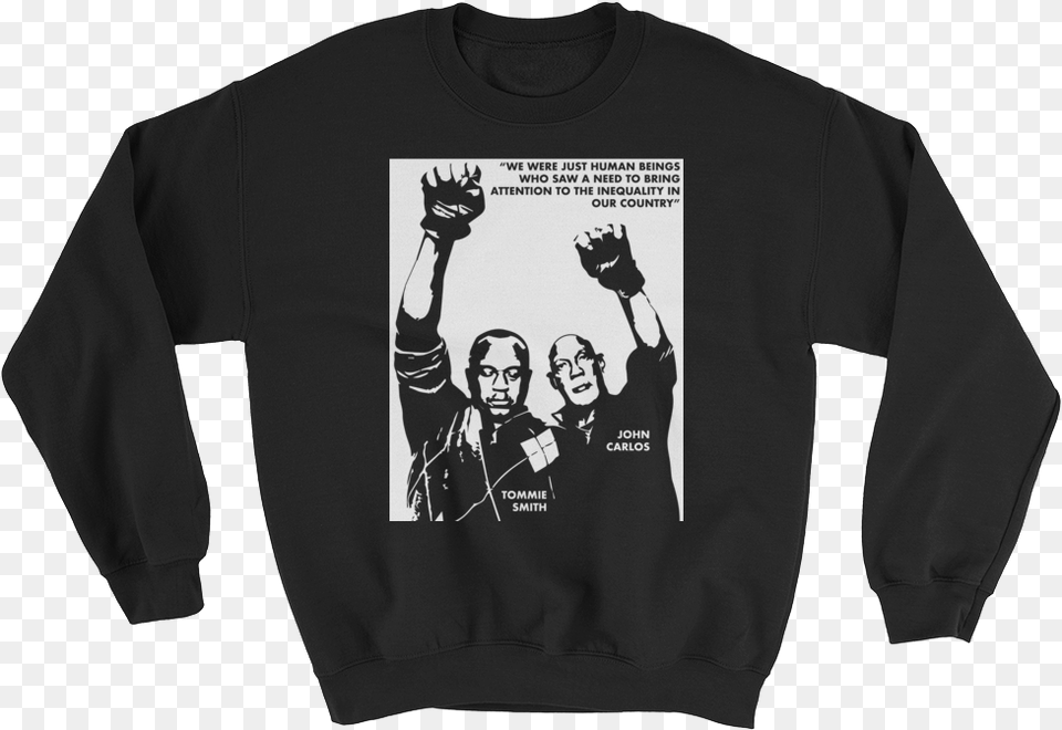 Raised Fist Sweatshirt Cock Destroyer T Shirt, Clothing, T-shirt, Sweater, Sleeve Free Transparent Png