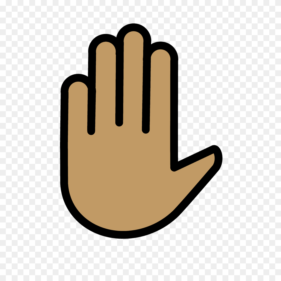 Raised Hand Emoji Clipart, Clothing, Glove, Smoke Pipe, Baseball Png Image