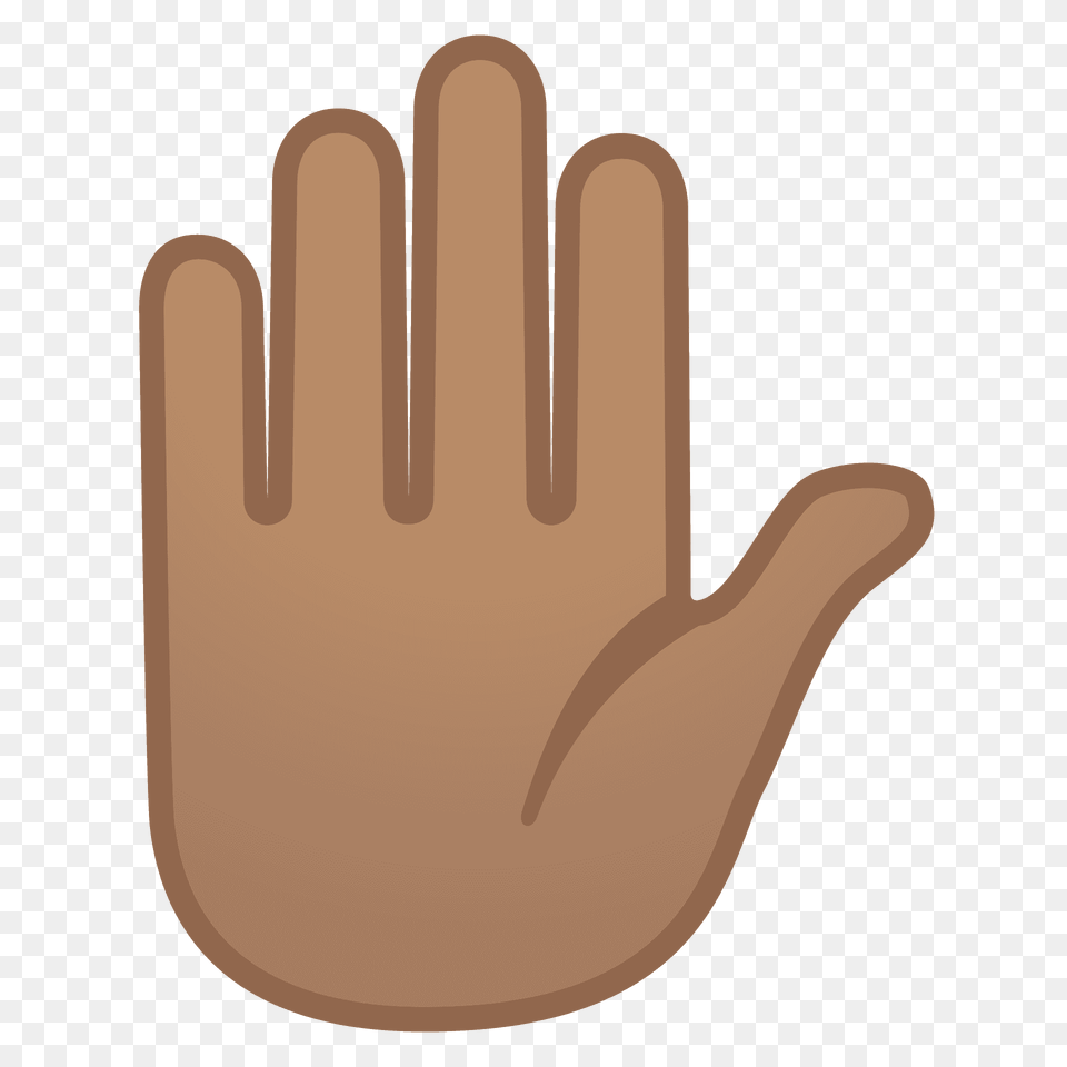 Raised Hand Emoji Clipart, Glove, Clothing, Body Part, Finger Free Png