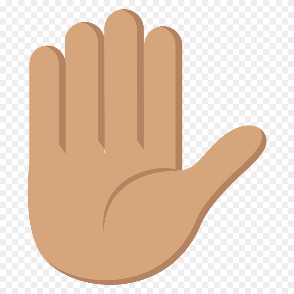 Raised Hand Emoji Clipart, Glove, Clothing, Body Part, Finger Png