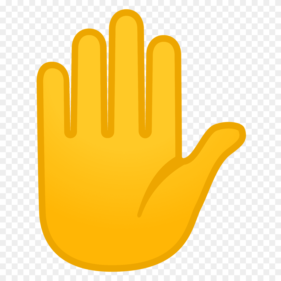 Raised Hand Emoji Clipart, Clothing, Glove Free Transparent Png
