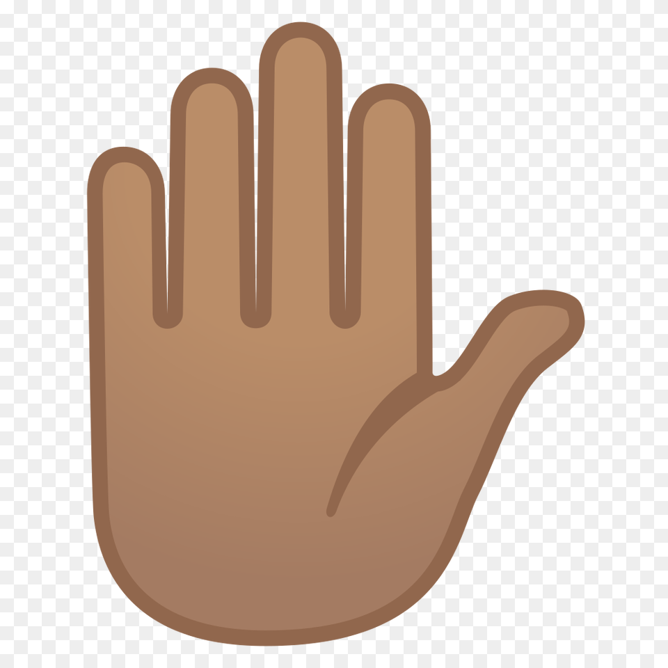 Raised Hand Medium Skin Tone Icon Noto Emoji People Bodyparts, Clothing, Glove, Body Part, Finger Free Transparent Png
