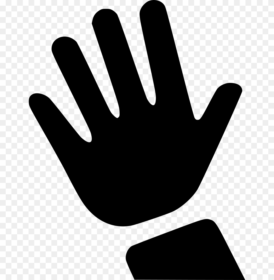 Raised Hand Sign, Clothing, Cutlery, Fork, Glove Png Image