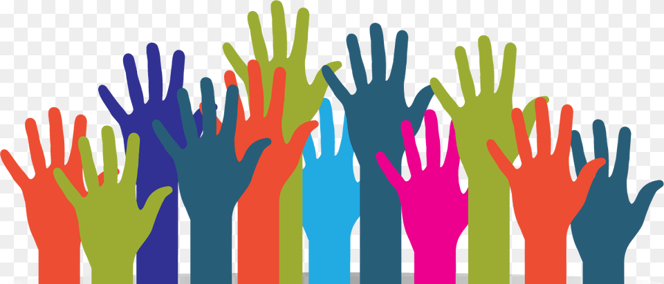 Raised Hands Background, Art, Graphics, Clothing, Glove Png Image