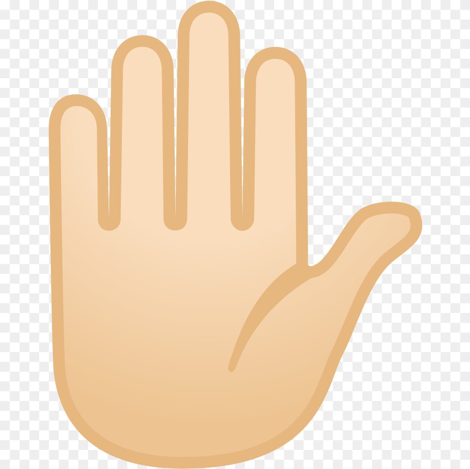 Raised Hands Emoji Mao Cor De Pele, Clothing, Glove, Body Part, Finger Free Png Download