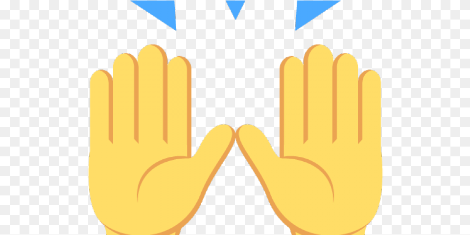 Raised Hands Emoji Transparent, Clothing, Glove, Body Part, Hand Png Image