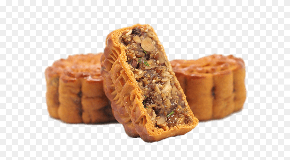 Raisin And Nut Filled Mooncakes, Dessert, Food, Pastry, Bread Free Transparent Png