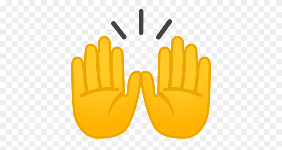 Raising Hands Emoji, Clothing, Glove, Baseball, Baseball Glove Png Image