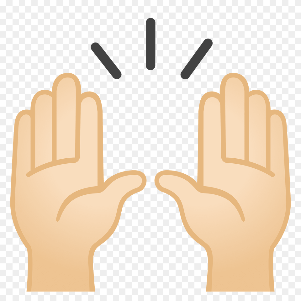 Raising Hands Emoji Clipart, Body Part, Hand, Person, Finger Free Png Download