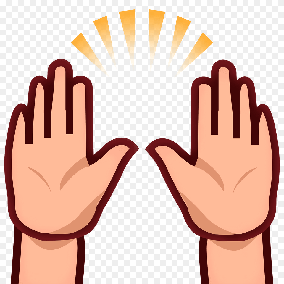 Raising Hands Emoji Clipart, Body Part, Hand, Person, Finger Free Transparent Png