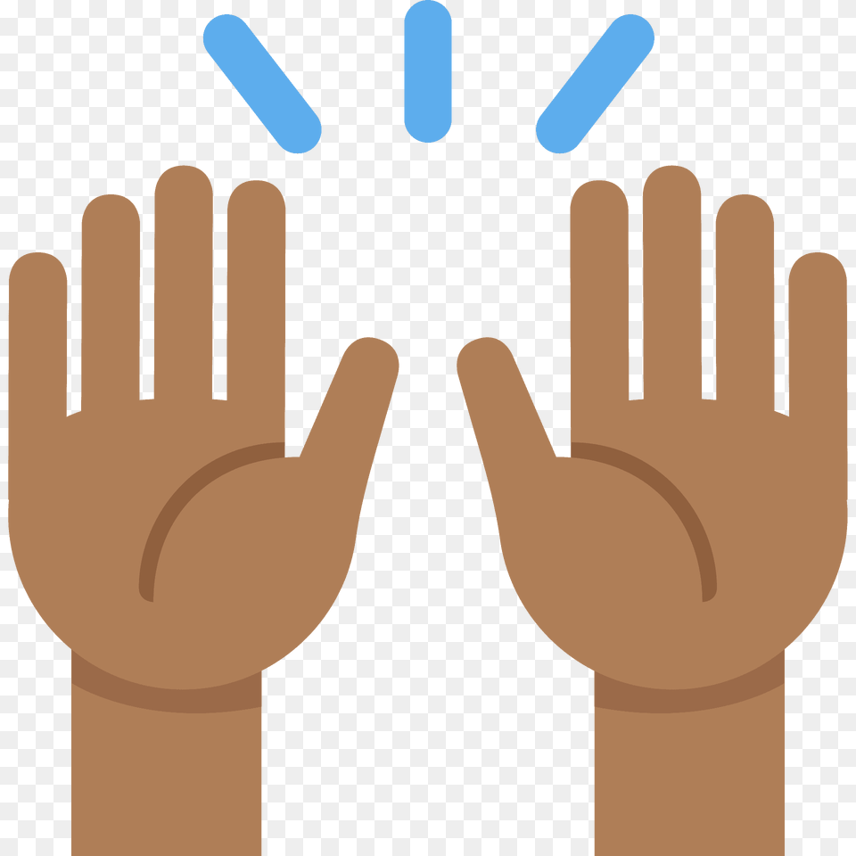 Raising Hands Emoji Clipart, Body Part, Hand, Person, Finger Free Png Download