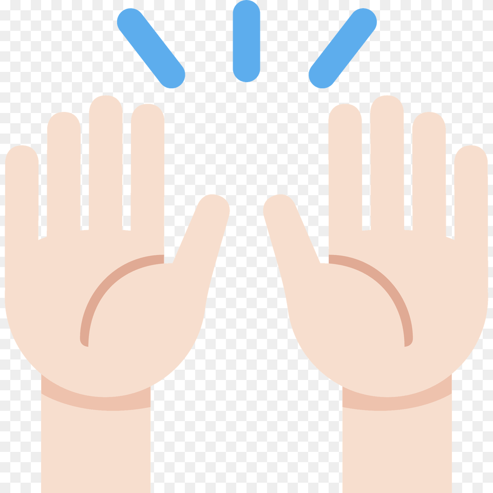 Raising Hands Emoji Clipart, Body Part, Hand, Person, Finger Png