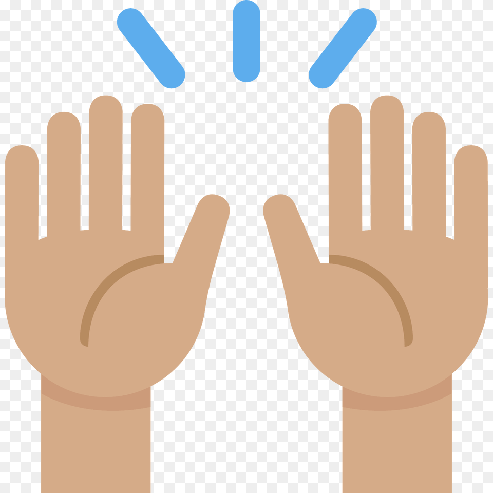 Raising Hands Emoji Clipart, Body Part, Hand, Person, Finger Free Png