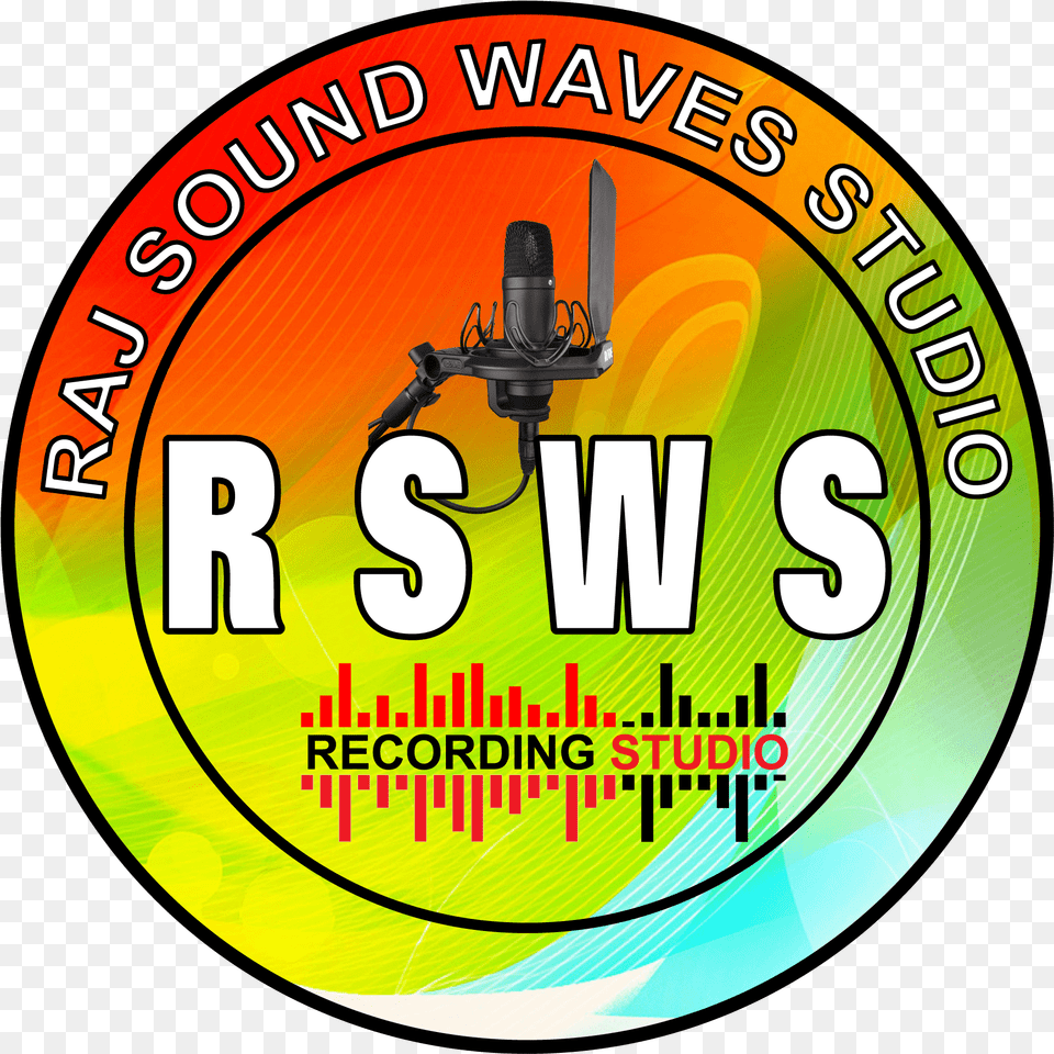 Raj Sound Waves Studio, Electrical Device, Microphone, Logo, Advertisement Free Transparent Png