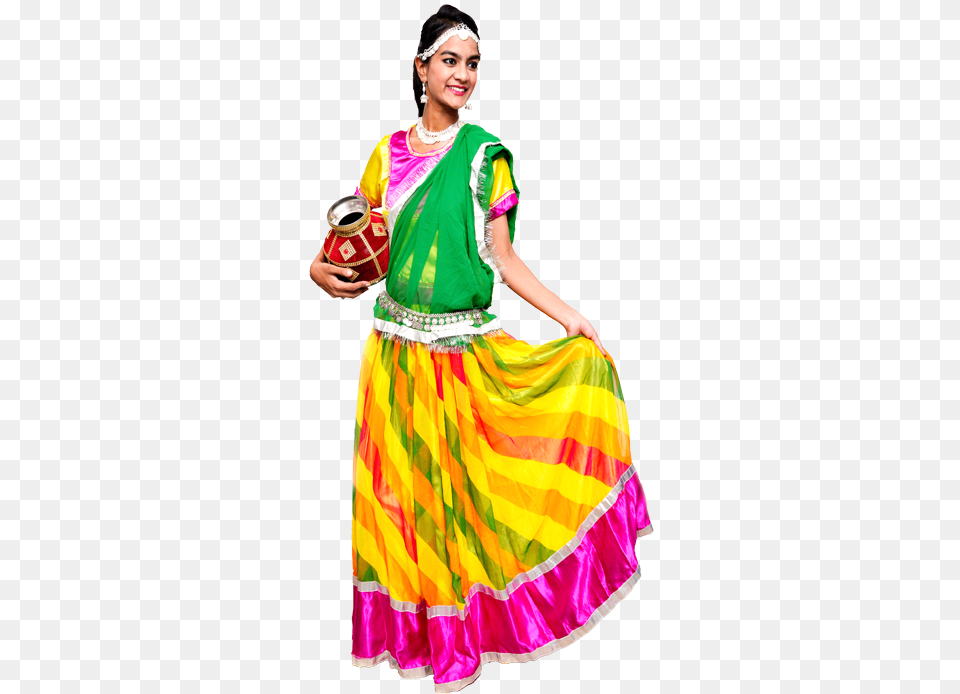 Rajashthani Girl Costumes Costume, Adult, Female, Person, Woman Free Png