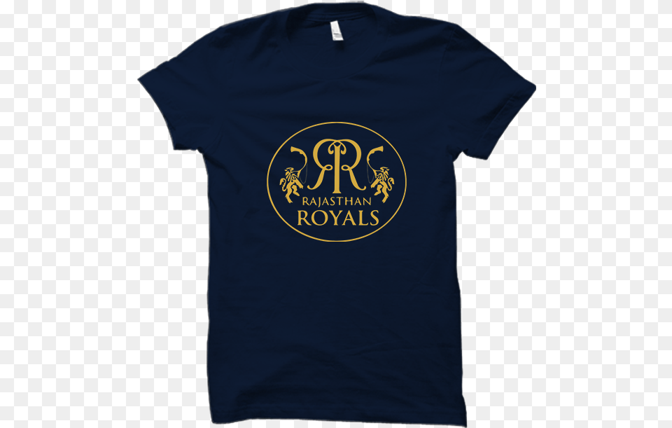 Rajasthan Royals Half Sleeve Navy Blue Accenture Polo Shirt, Clothing, T-shirt Free Png Download