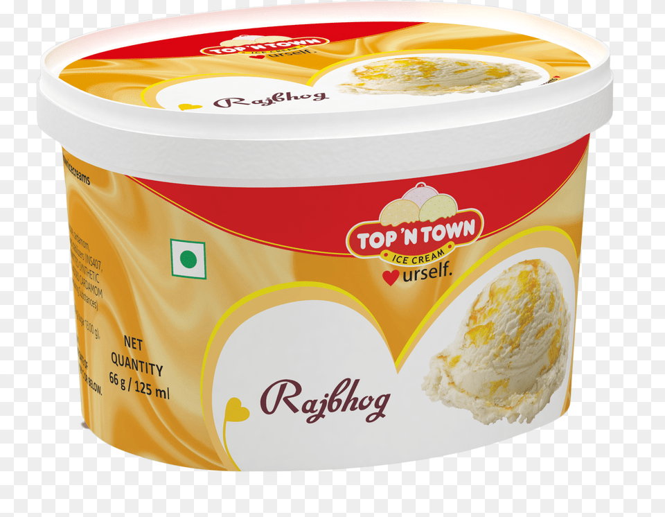 Rajbhog 125 Ml Ice Cream Icecream Craft Gelato Top N Town Ice Cream, Dessert, Food, Yogurt, Ice Cream Png