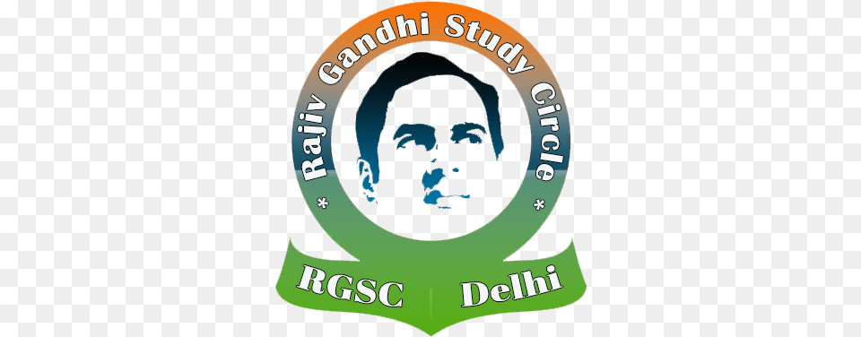 Rajiv Gandhi Study Circle Is An Ngo Founded In The Rajiv Gandhi National Institute Of Youth Development, Logo, Badge, Face, Head Png Image