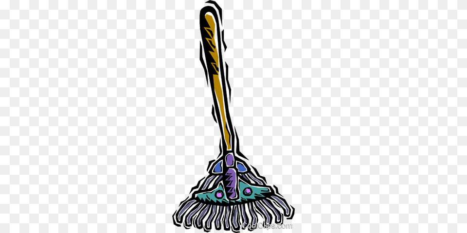 Rake Royalty Vector Clip Art Illustration, Cleaning, Person, Handle, Animal Free Transparent Png