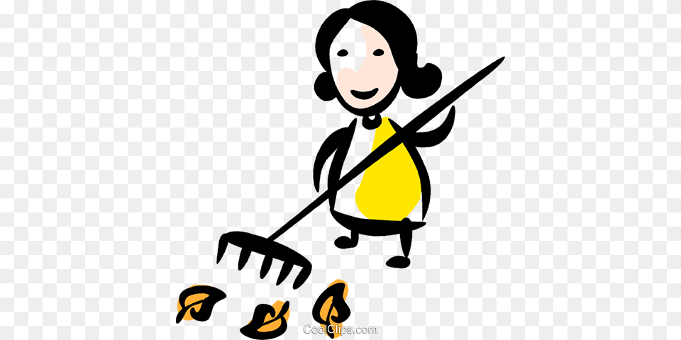 Rakes Royalty Vector Clip Art Illustration, Cleaning, Person, Face, Head Free Png