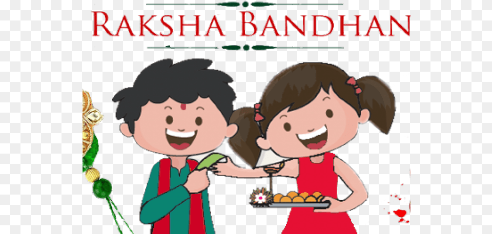 Rakhi Clipart Happy Raksha Bandhan 2018, Book, Comics, Publication, Baby Free Transparent Png