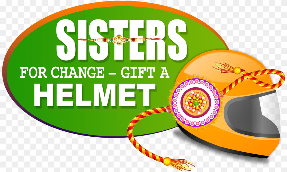 Raksha Bandhan Image Background Gift Helmet For Raksha Bandhan, Crash Helmet, Disk Free Png