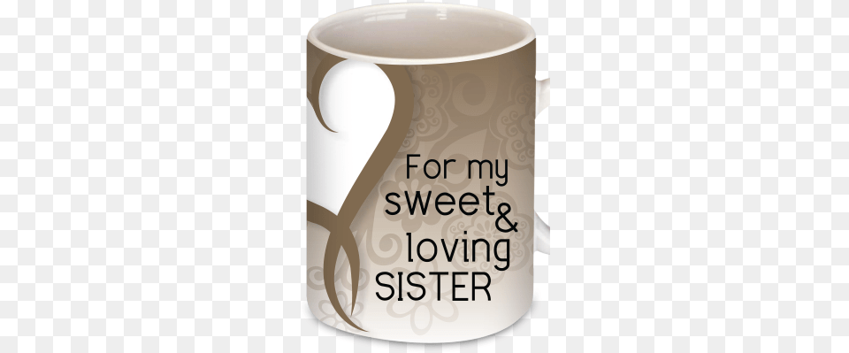 Raksha Bandhan Mud Heart Coffee Mug Raksha Bandhan Cup Designs For Raksha Bandhan, Beverage, Coffee Cup, Mailbox Free Png Download