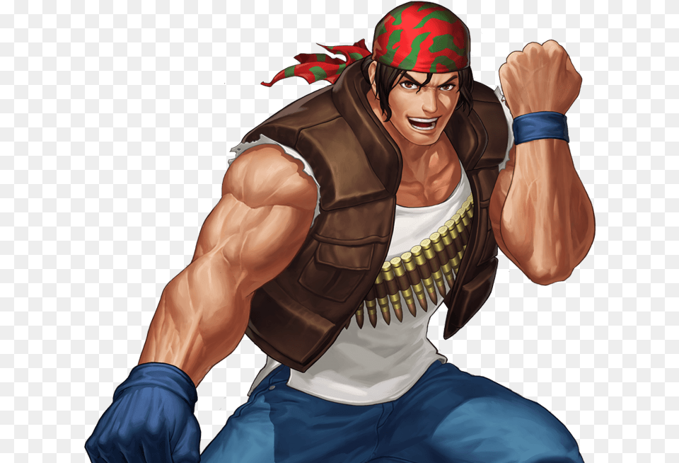 Ralf The King Of Fighter, Adult, Male, Man, Person Free Png Download
