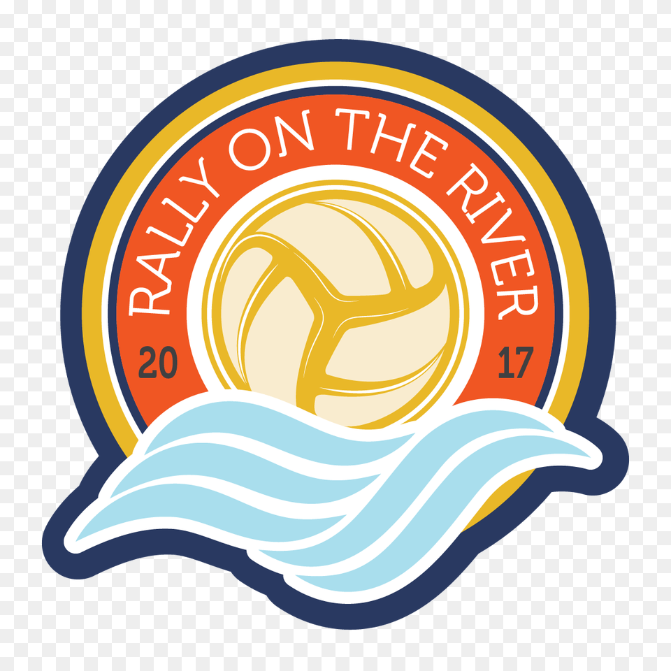 Rally On The River Sand Volleyball Tournament On Behance, Logo, Badge, Emblem, Symbol Png
