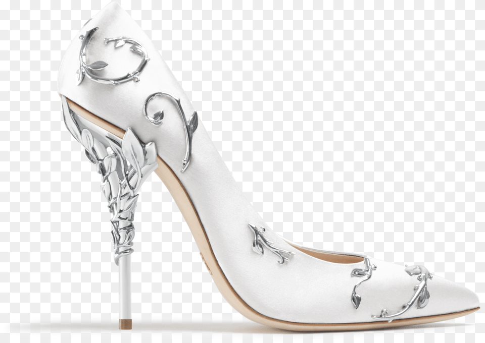 Ralph And Russo White Heel, Clothing, Footwear, High Heel, Shoe Free Transparent Png