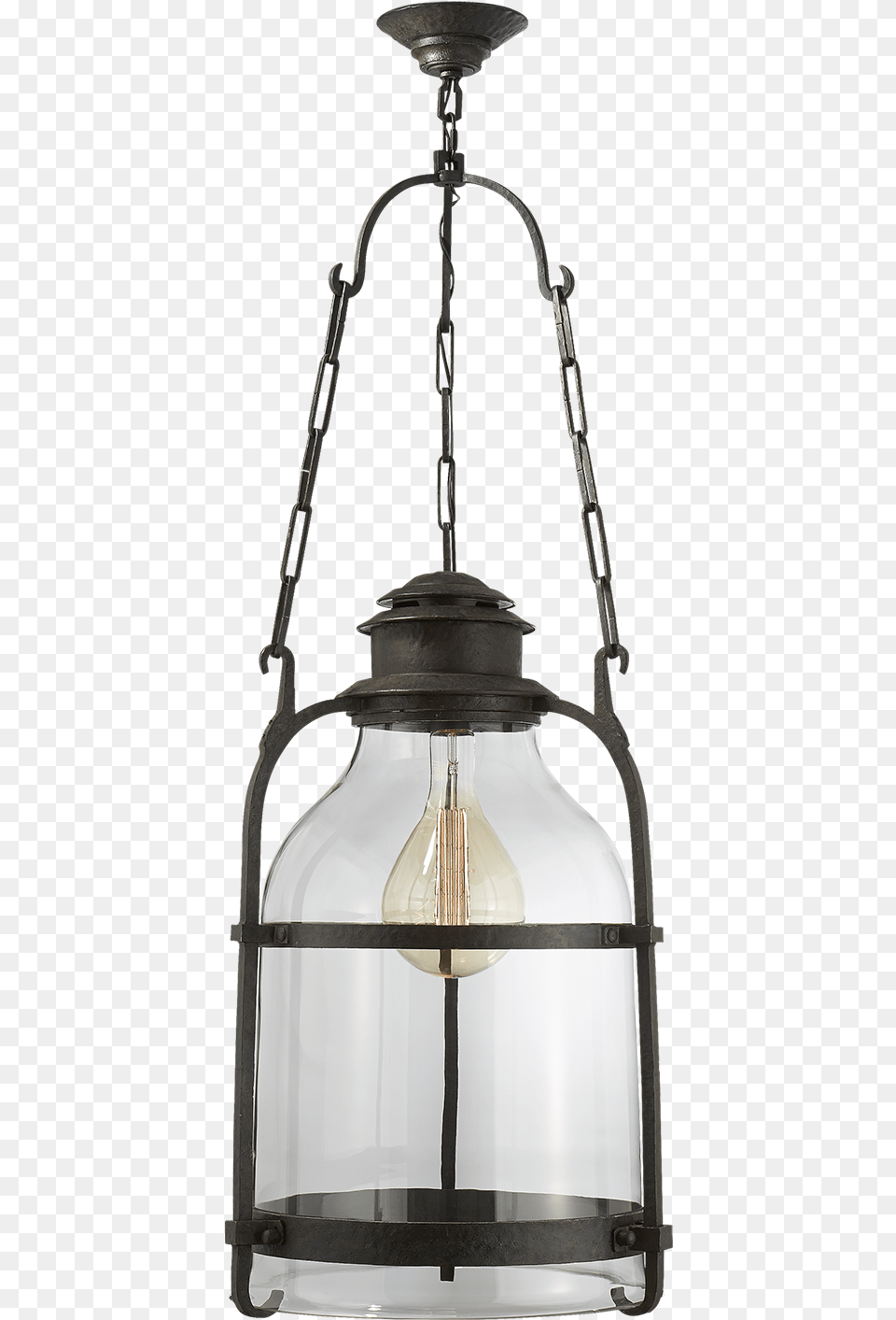 Ralph Lauren Cheyenne Medium Lantern, Lamp, Light Fixture, Chandelier Png Image