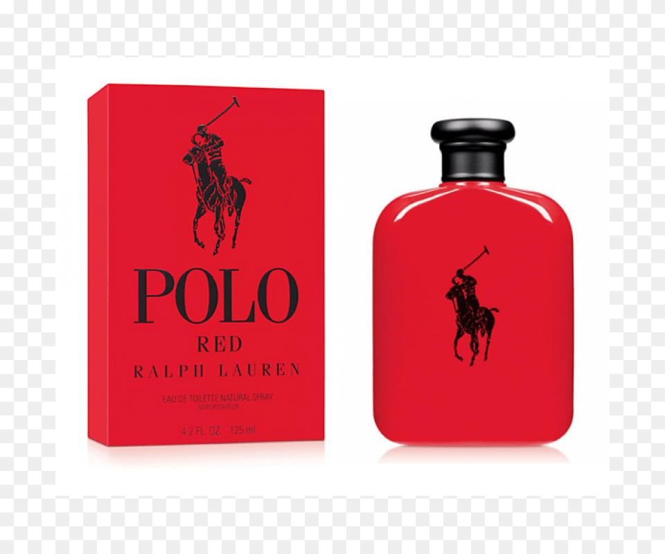 Ralph Lauren Polo Red Ml For Men, Bottle, Aftershave, Cosmetics, Perfume Free Png