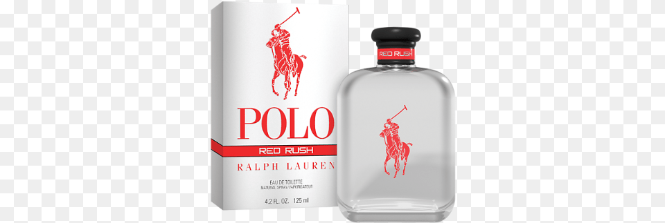 Ralph Lauren Polo Red Rush, Bottle, Cosmetics, Perfume, Alcohol Free Png