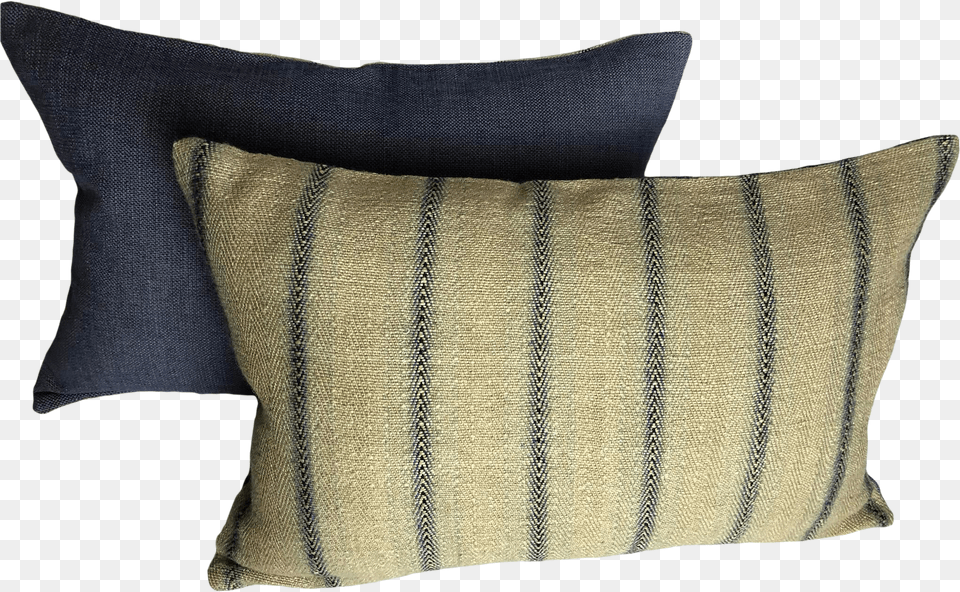 Ralph Lauren Woven Stripe Pillow With 9010 Down Insert Cushion, Home Decor, Bag Png Image