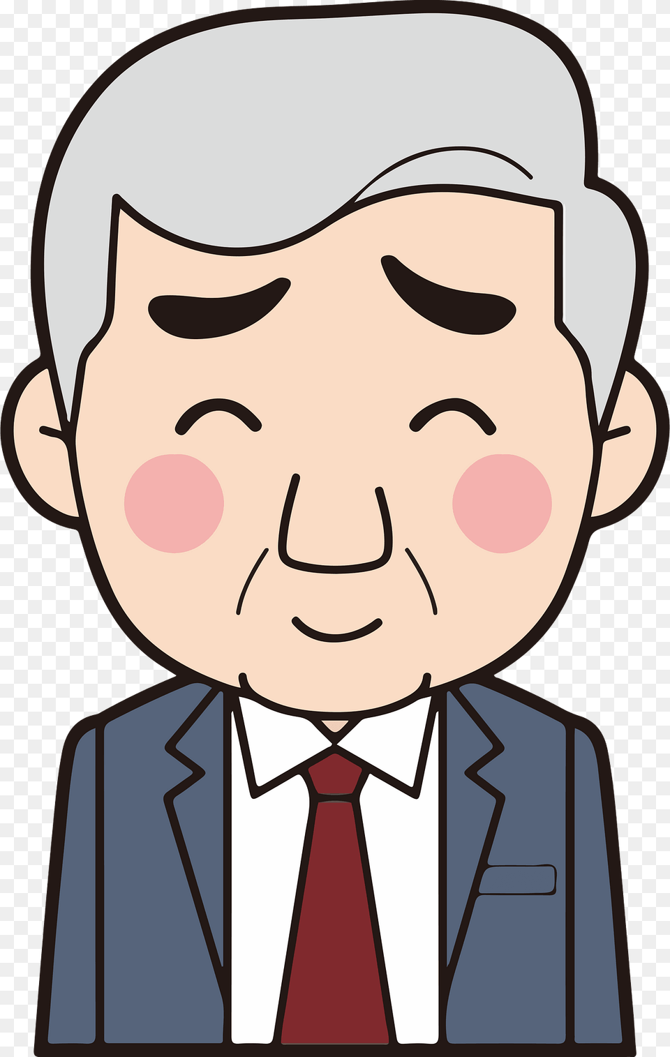 Ralph Owner Manager Is Blushing Clipart, Person, Formal Wear, Face, Head Png