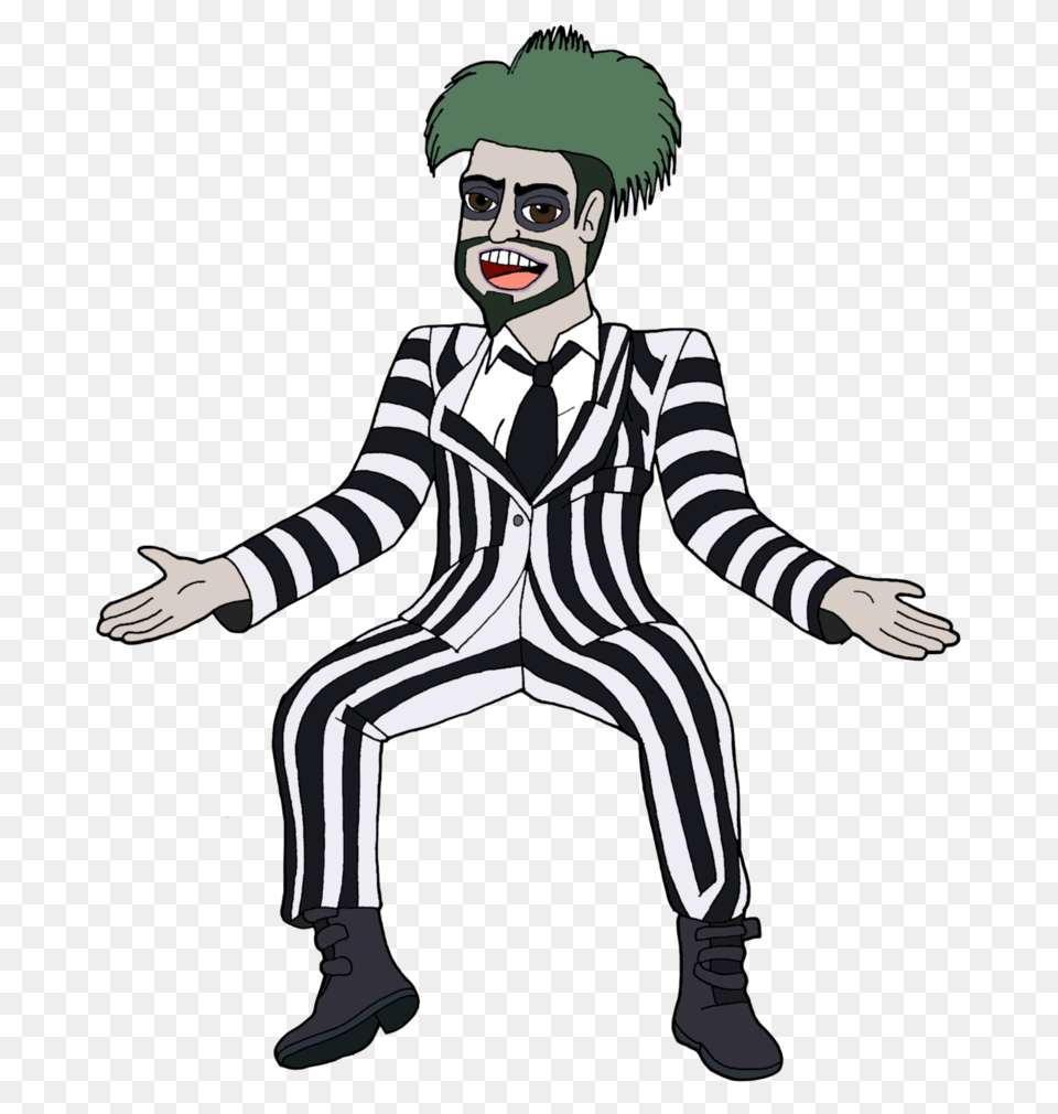 Ralphie As Beetlejuice, Person, Face, Head, Performer Free Png